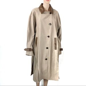 Sosken Over Sized Trench Coat Tan Size 12-14 New